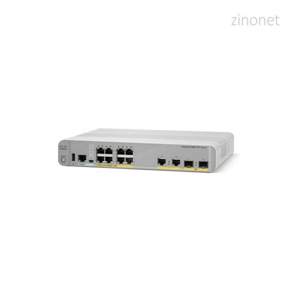 سوئیچ 8 پورت سیسکو مدل WS-C2960CX-8PC-L