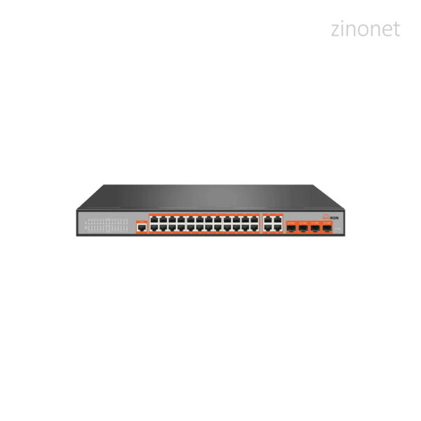 سوئیچ 24 پورت مکسرون مدل MSW-5424GCP-400I