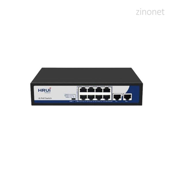 سوئیچ 8 پورت اچ آر یو آی مدل HR900-AF-82N