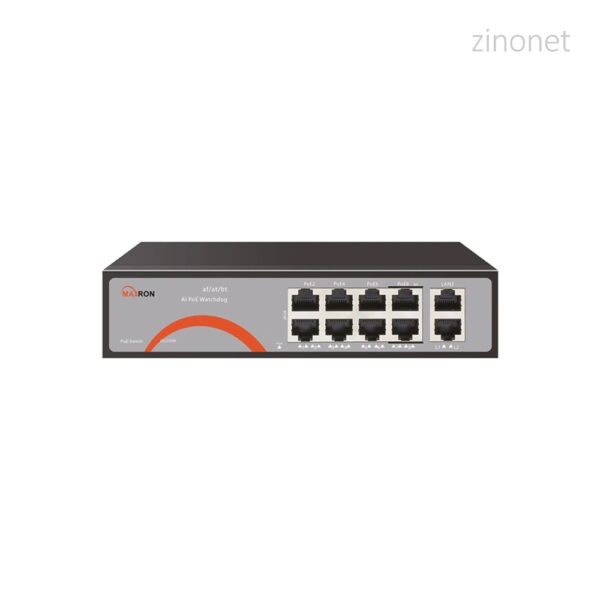 سوئیچ 8 پورت مکسرون مدل MSW-3008FP-2FL-120I-V2