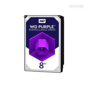 هارد دیسک اینترنال وسترن دیجیتال مدل Purple WD80PURZ ظرفیت 8 ترابایت