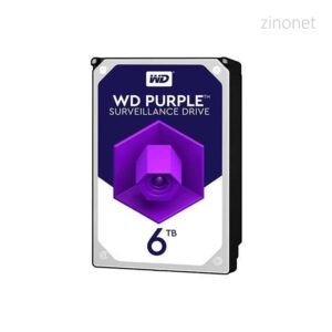 هارد دیسک اینترنال وسترن دیجیتال مدل Purple wd60purz ظرفیت 6 ترابایت