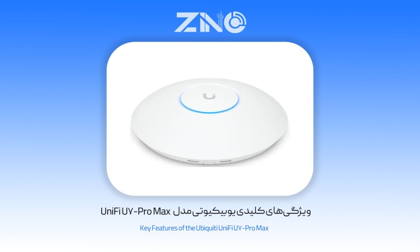اکسس پوینت یوبیکیوتی مدل UniFi U7-Pro Max 1 ویژگیهای کلیدی یوبیکیوتی مدل UniFi U7-Pro Max